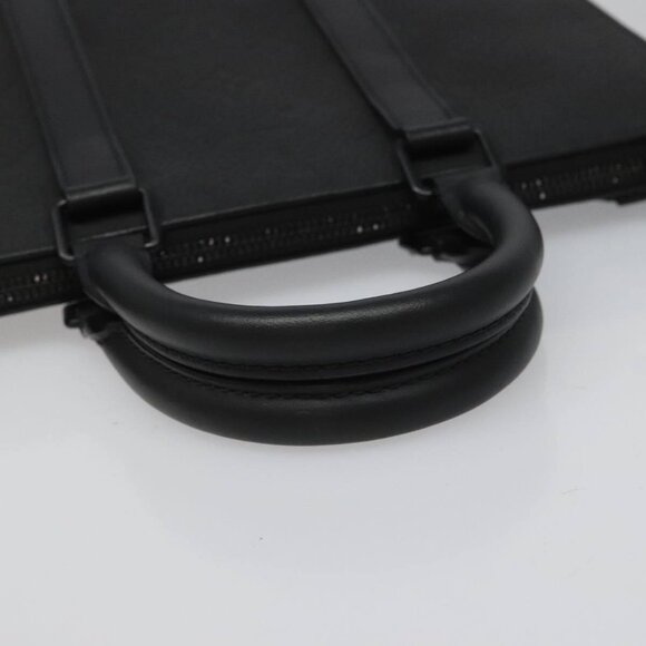 LOUIS VUITTON Monogram Taurillon Clemence Sac Plat Cloth Bag M21884 Auth PP196 - Picture 9 of 15